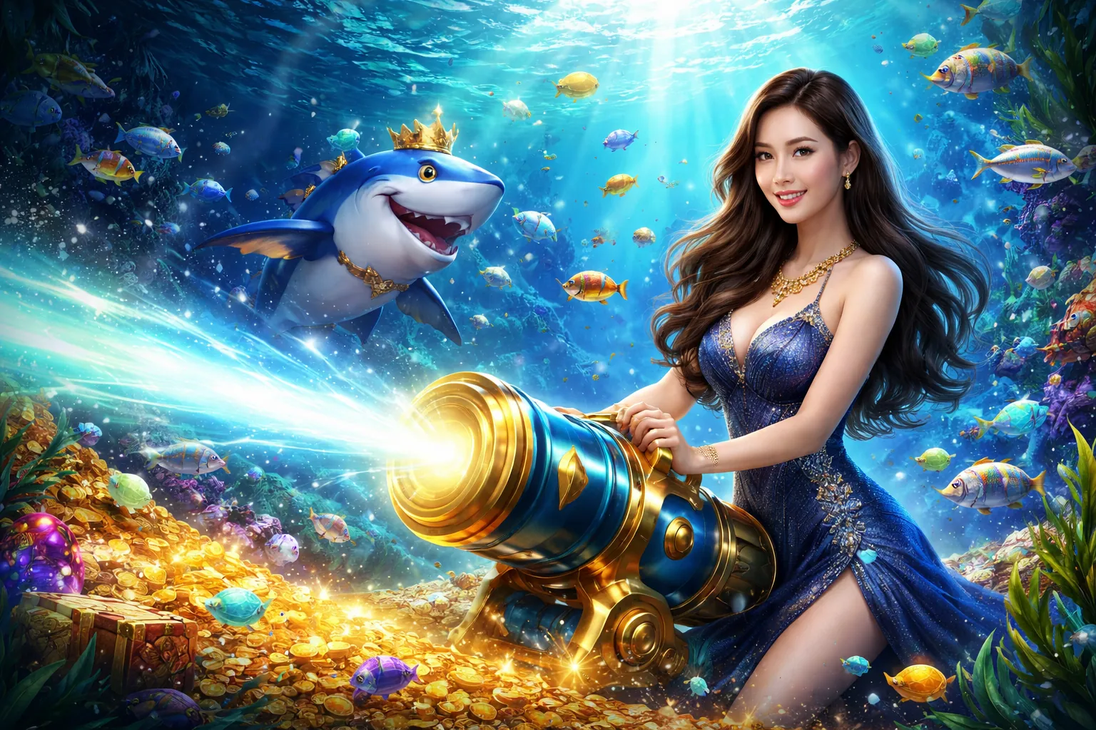 Hình ảnh chính trò chơi bắn cá tại vn188