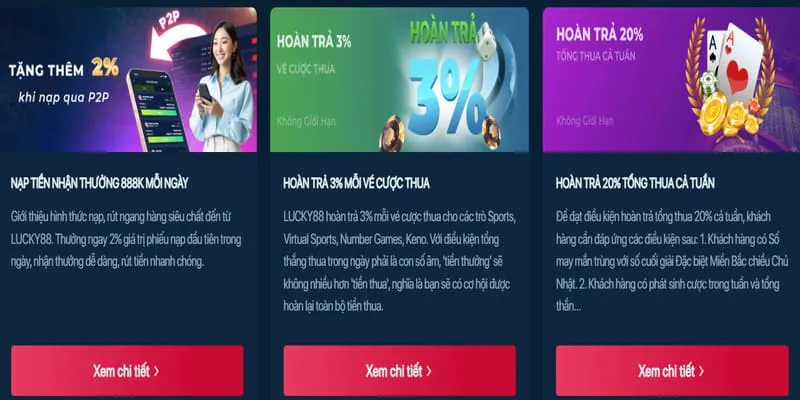 Sảnh game đa dạng của vn188: thể thao, casino, nổ hũ, bắn cá